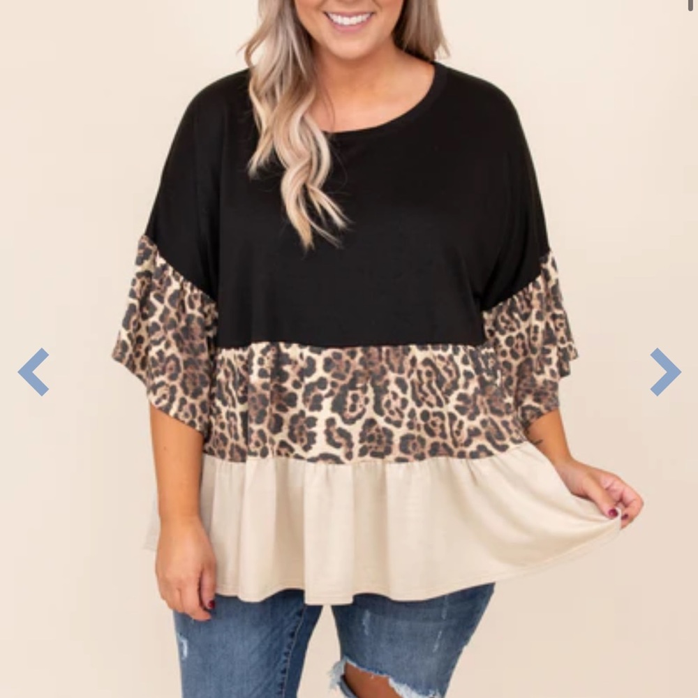 Chic Soul I’m Certain I Love You top in brown